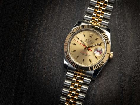 rolex turn o graph acciaio e oro